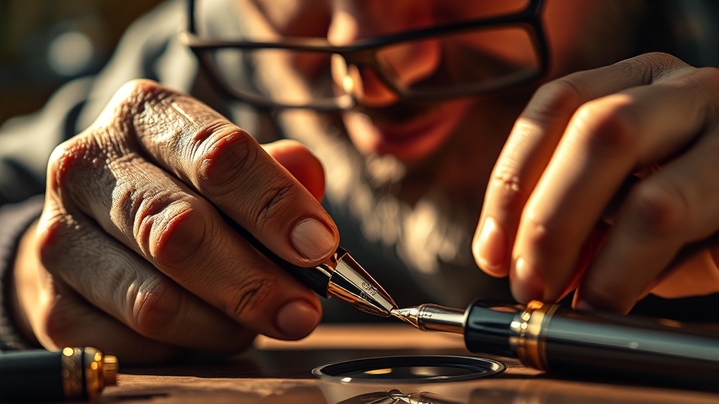 제나일 만년필 제작 과정 (realistic 스타일)