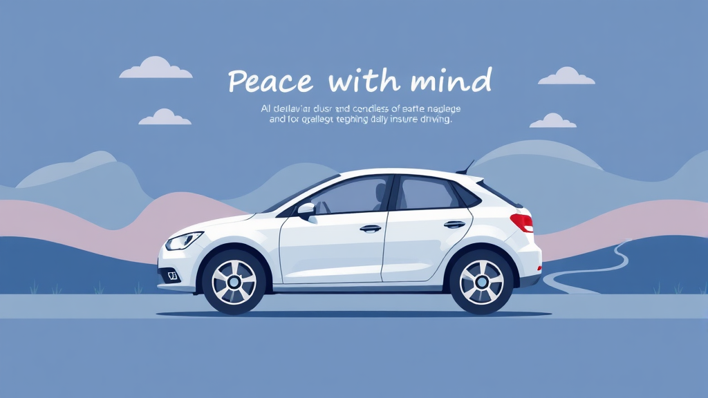 하루만 빌려도 안심! 자동차 하루보험 가입 대상과 조건 (illustration 스타일)