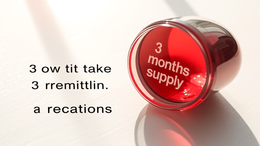 써큐란, 어떻게 복용해야 할까? (realistic 스타일)