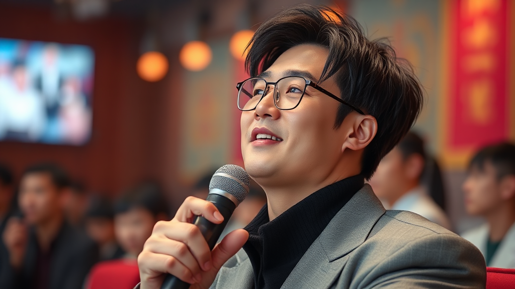 대중문화교류위원회 위원장으로서의 박진영: K팝 외교의 최전선 (realistic 스타일)