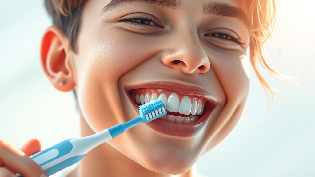 상쾌한 숨결의 시작: 올바른 양치와 혀 청소 (illustration 스타일)