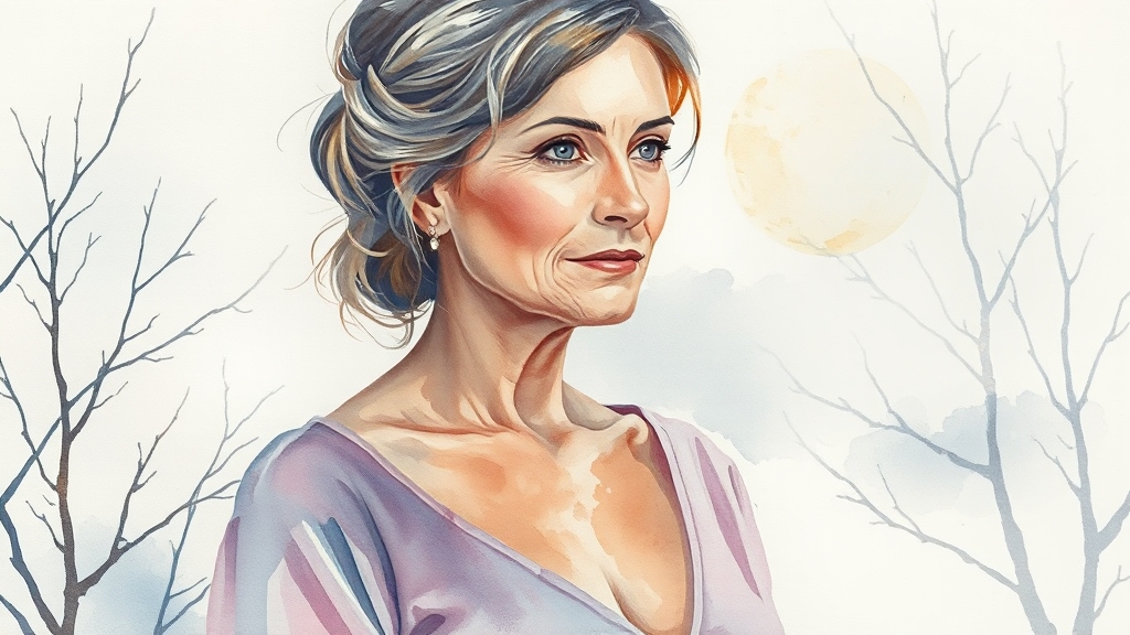 아랫배 살, 원인은? (watercolor 스타일)