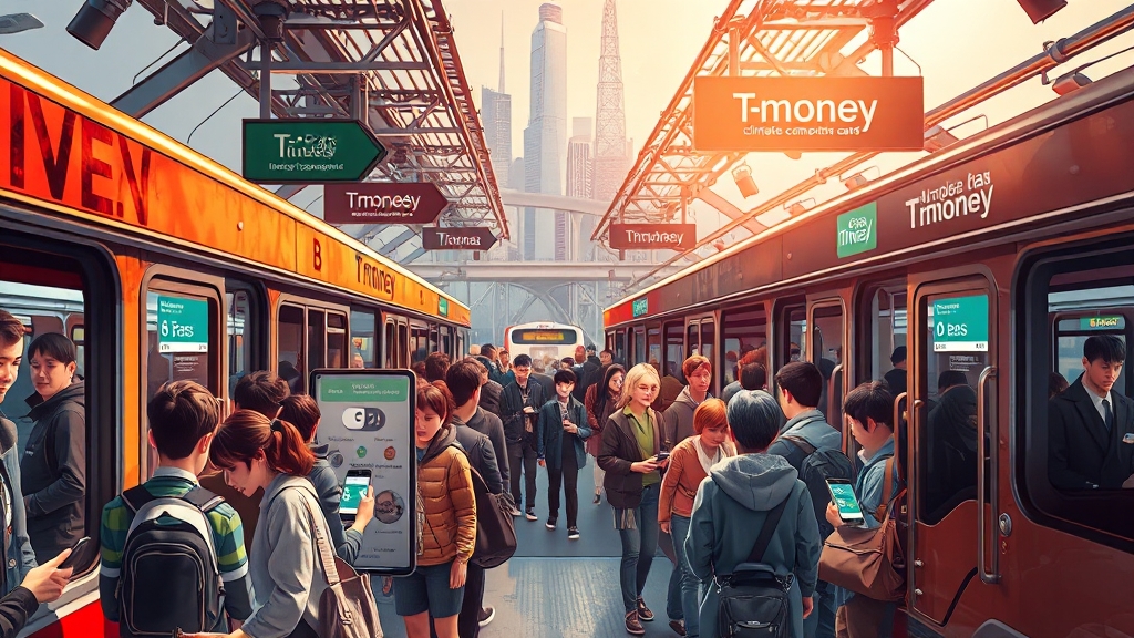 티머니 사용 가능 지역 & 교통수단 정리! (realistic 스타일)