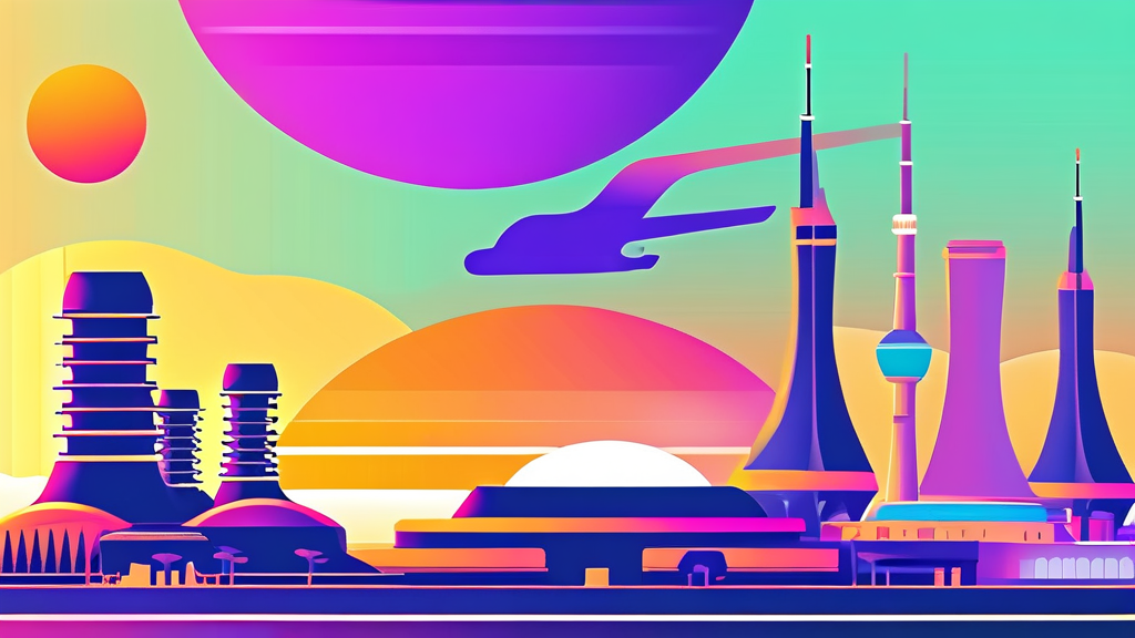 웹 개발의 미래: TypeScript와 JavaScript의 역할 (illustration 스타일)