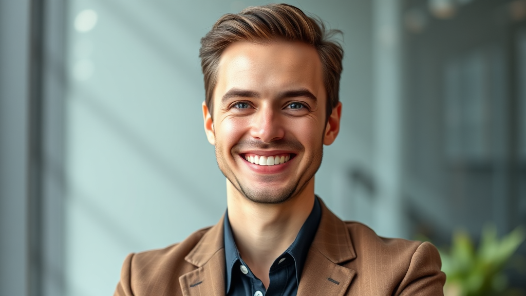 면접 복장 및 이미지 (realistic 스타일)