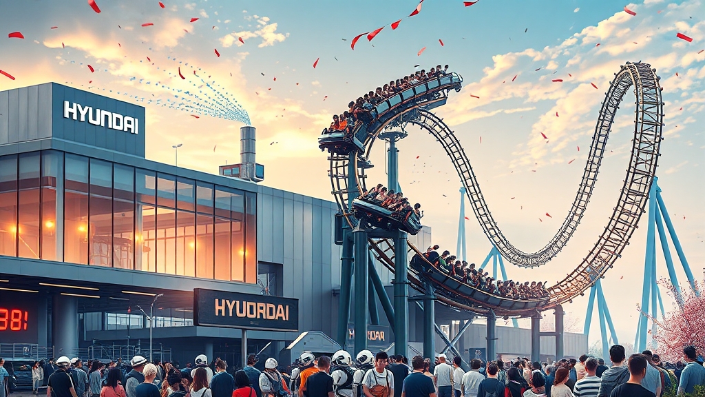 한국 기업 및 명소의 기록 (illustration 스타일)