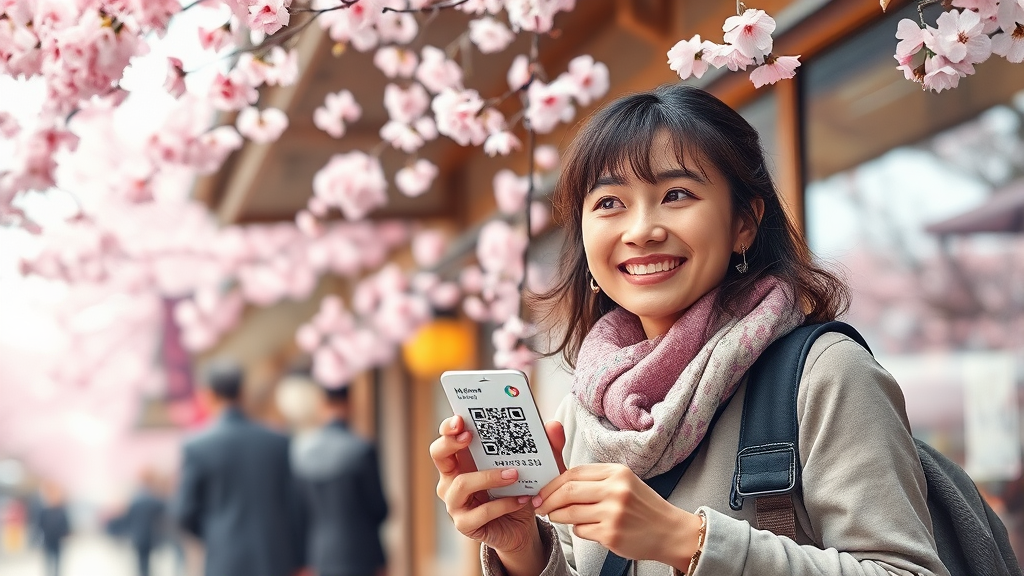 한국 페이 앱, 일본에서도 OK! (watercolor 스타일)