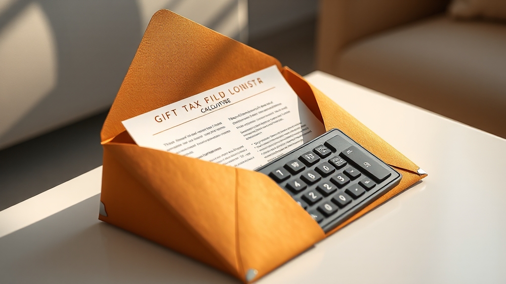 증여세 계산, 쉽게 해볼까요? (realistic 스타일)