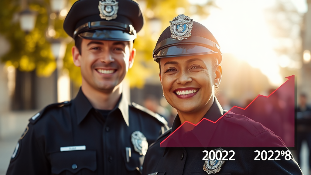 경찰공무원 장점 및 처우 개선 (realistic 스타일)