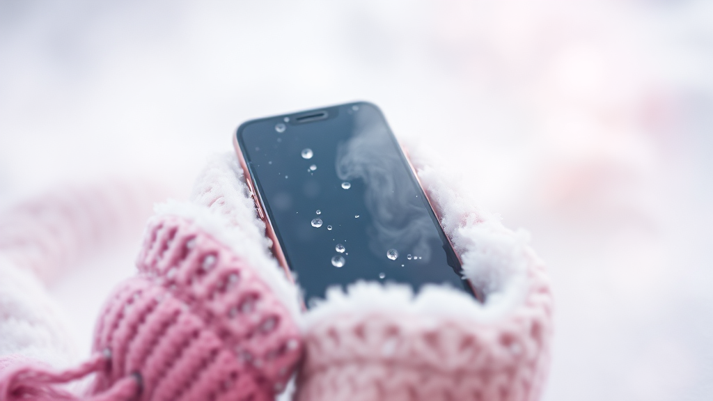 올바른 겨울철 배터리 관리법 (watercolor 스타일)