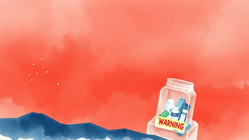 팔팔정, 부작용은 없을까? (watercolor 스타일)