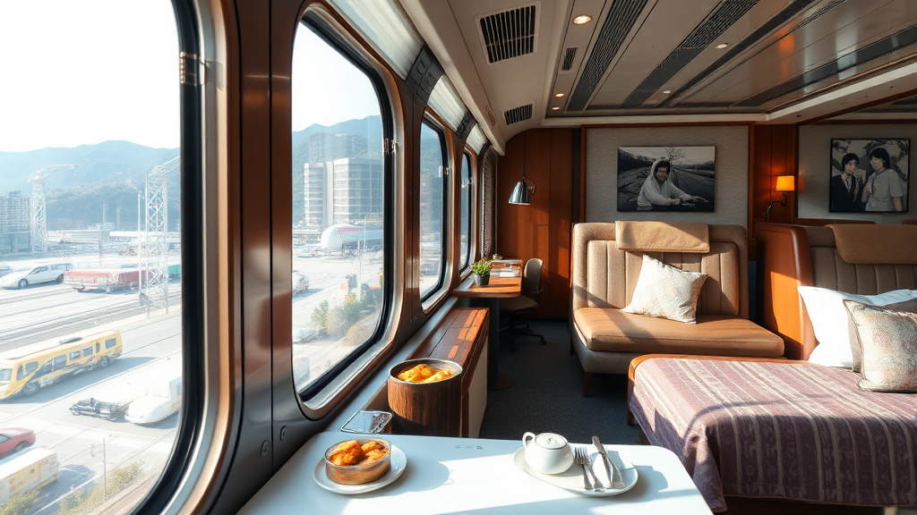 해랑열차 코스 및 일정 소개 (realistic 스타일)