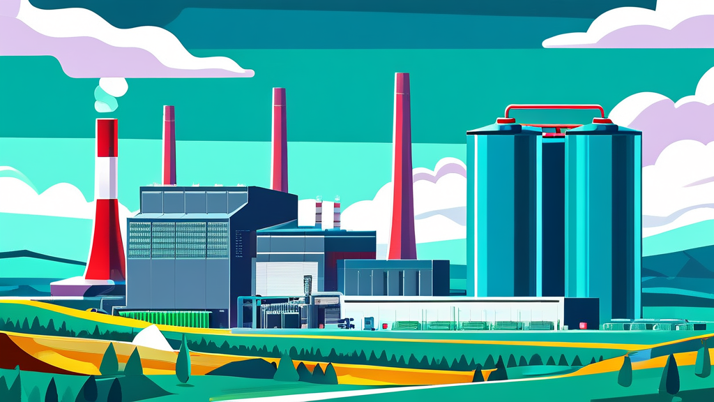 미래 성장 동력: 이차전지 소재 사업의 가능성 (illustration 스타일)