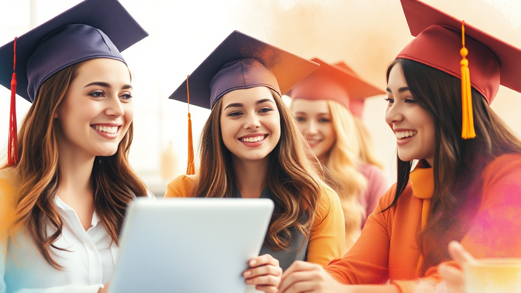 학점은행제, 효율적 활용법 (watercolor 스타일)