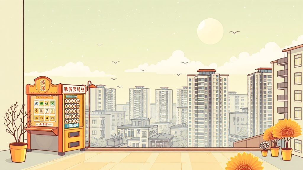 산울8단지, 왜 로또 청약? (illustration 스타일)