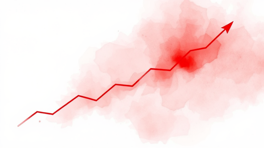 경제 동향 및 시장 분석 (watercolor 스타일)