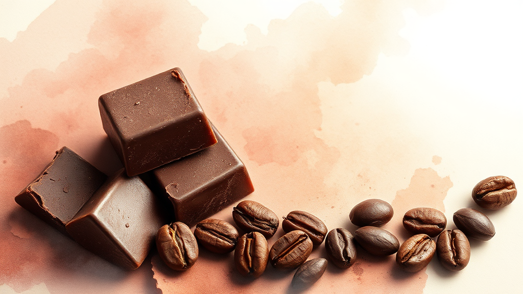다크 초콜릿이란 무엇인가요? (watercolor 스타일)