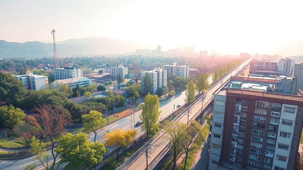 구리시 부동산 시장 전망 (watercolor 스타일)