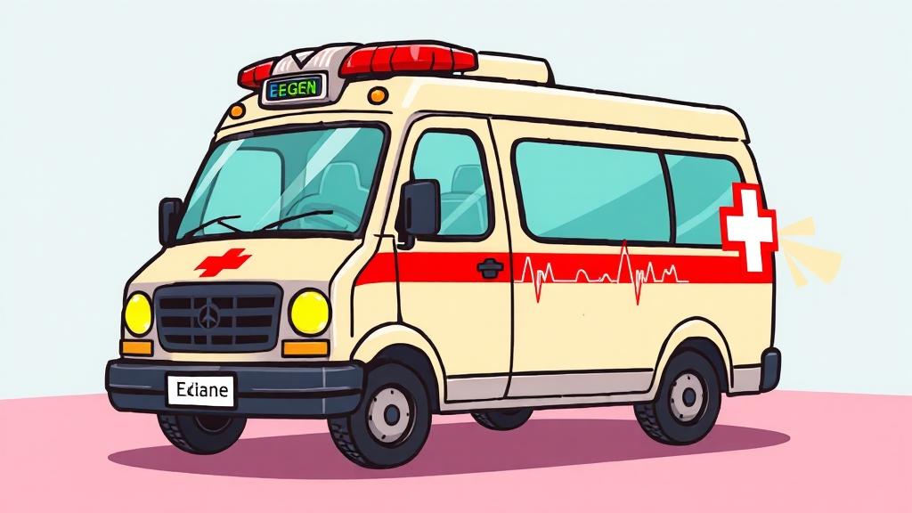 응급 상황 대처 요령 (cartoon 스타일)