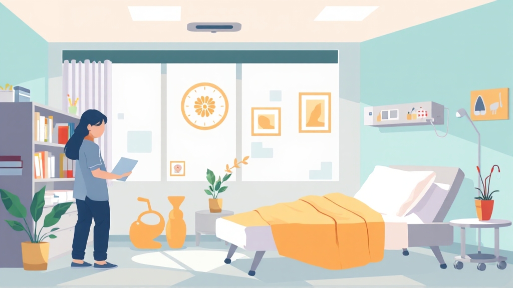 서울 암요양병원의 특별함 (illustration 스타일)