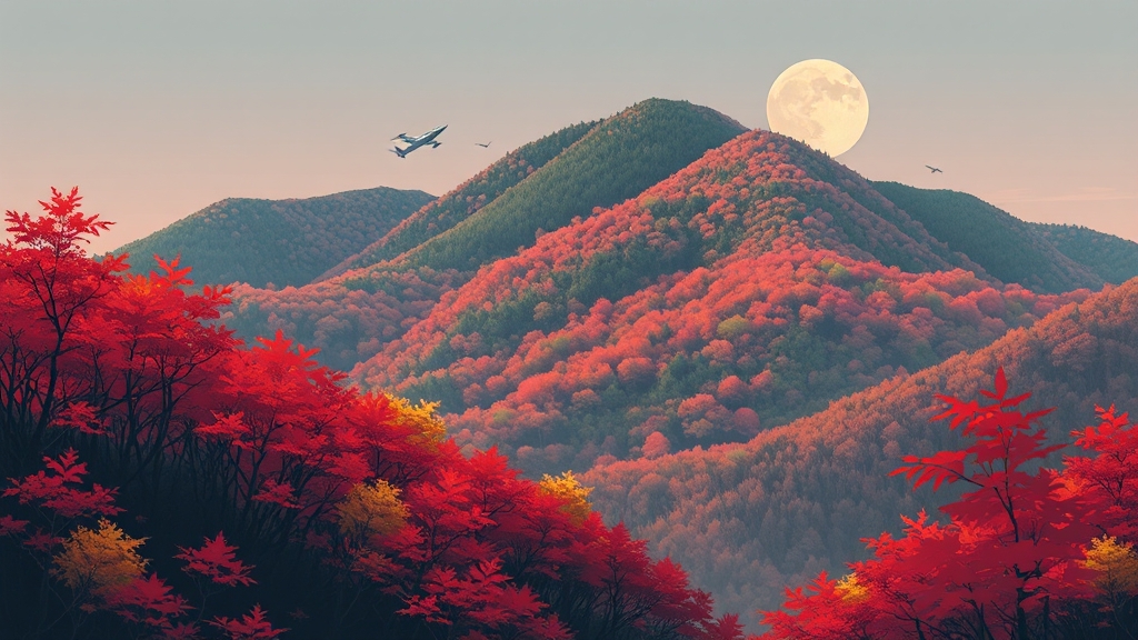 지구 온난화 영향 (illustration 스타일)