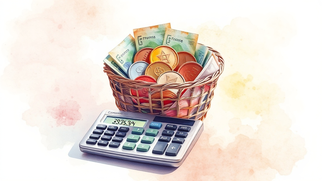 마통 금리, 얼마나 나올까? (watercolor 스타일)