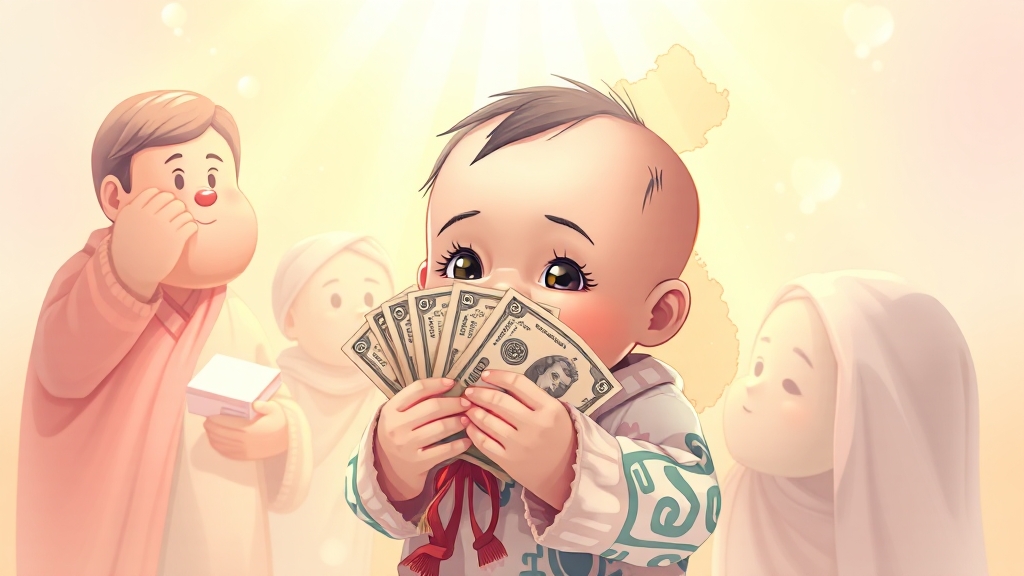 우리 동네 출산장려금은 얼마? (illustration 스타일)
