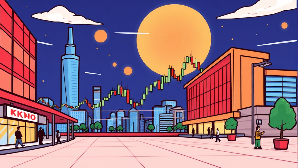 실시간 코스피 200 야간선물 지수 확인 방법 (cartoon 스타일)