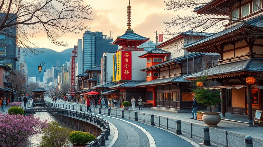 지금 바로 예약하고 오사카로 떠나세요! (realistic 스타일)