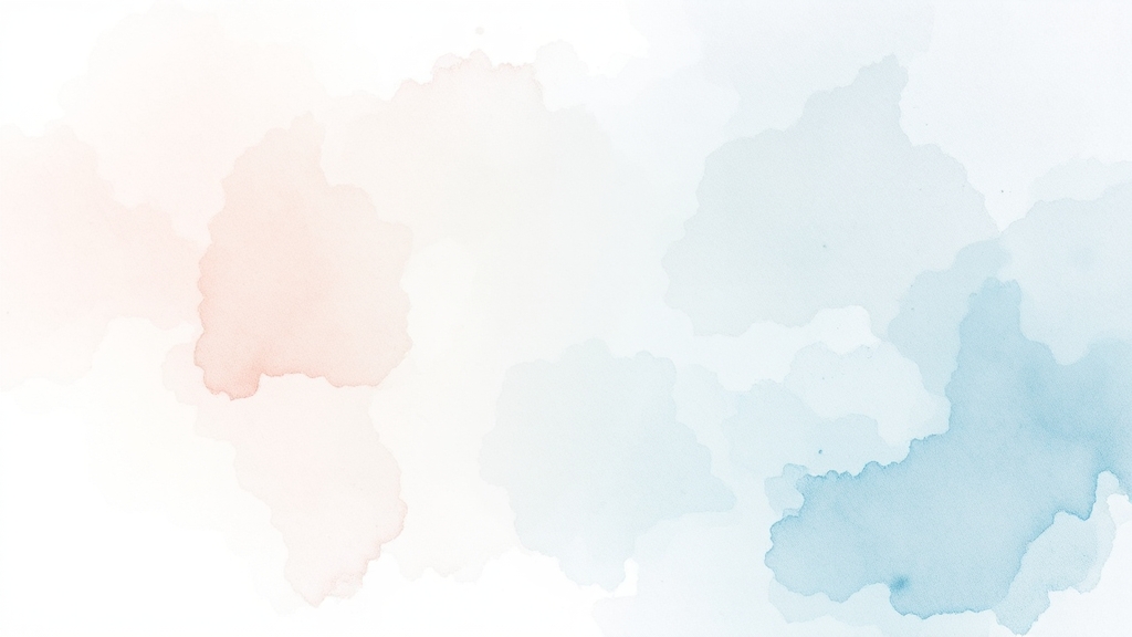 교육 과정 및 커리큘럼 (watercolor 스타일)