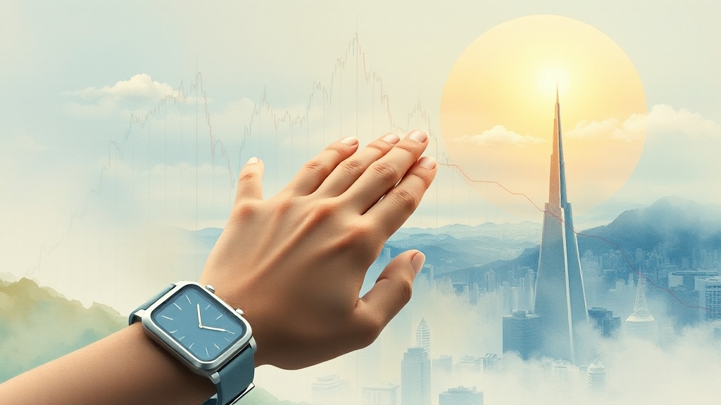 투자 전략 및 핵심 정보 (watercolor 스타일)