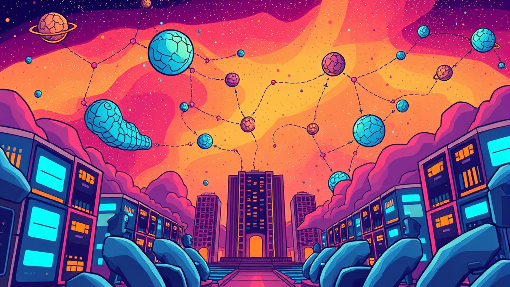 스페이스X & xAI 합병: 우주 데이터센터, 기업 가치, 투자 전망 A to Z 4 합병의 핵심: 우주 데이터센터 (cartoon 스타일)