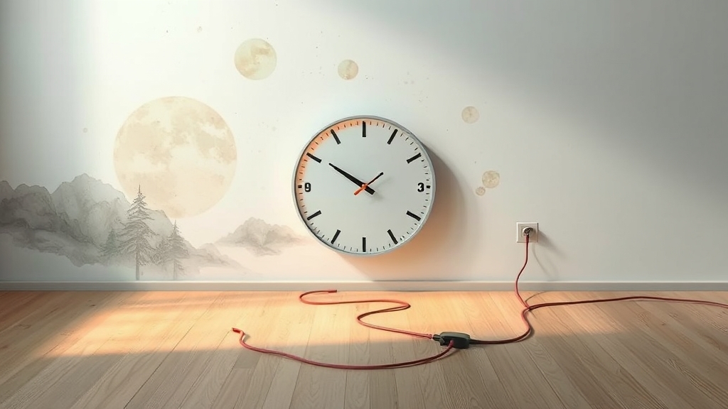 전원 연결, 안전이 최우선! (watercolor 스타일)