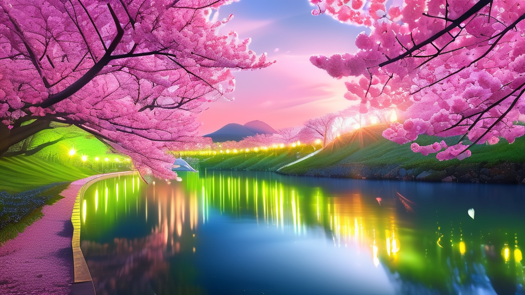 인생샷을 위한 벚꽃 사진 촬영 명소 (realistic 스타일)