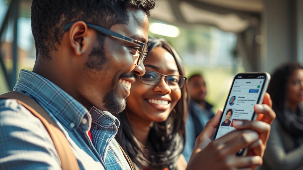 워크넷 앱 활용법 (realistic 스타일)