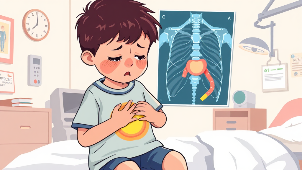 맹장염 진단 방법 상세 안내 (illustration 스타일)