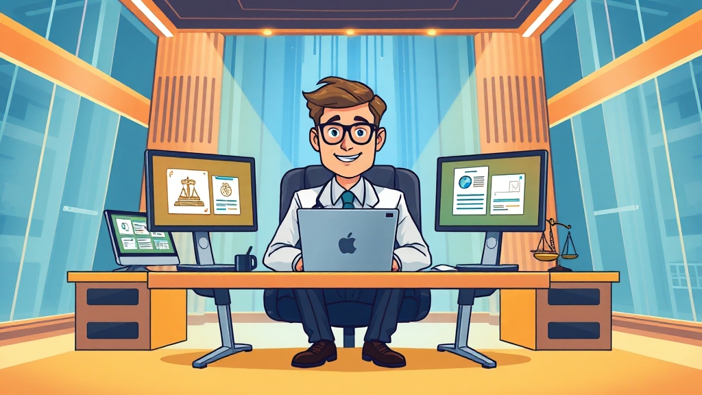 전자소송이란? (cartoon 스타일)