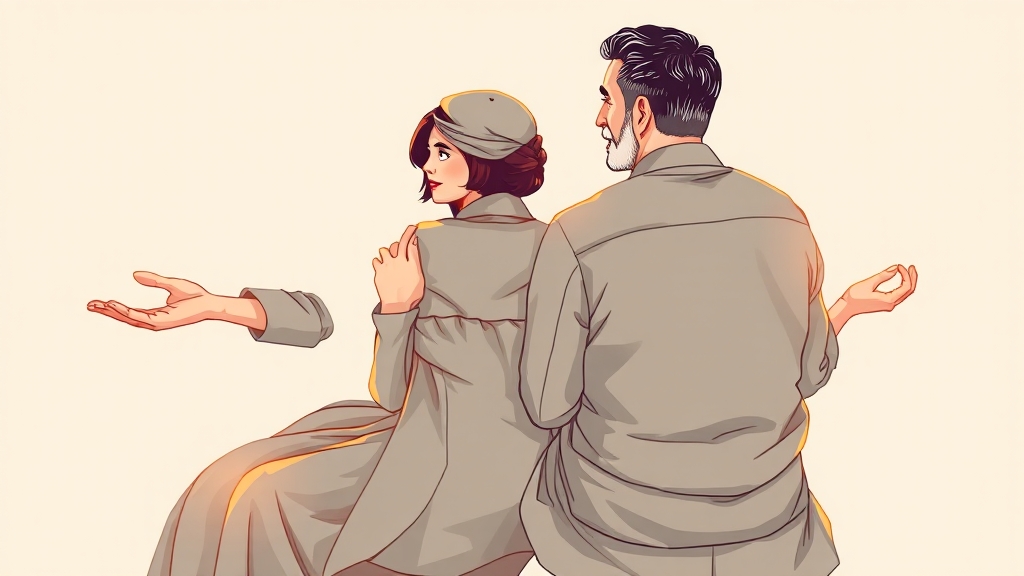 위기를 극복하다 (illustration 스타일)