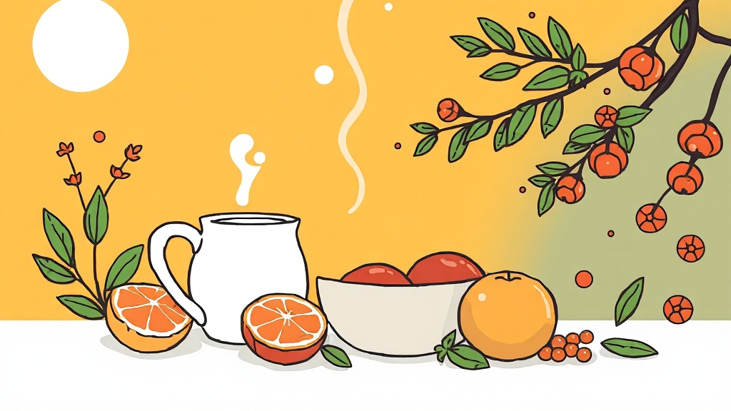 건강 문제점과 관리법 (illustration 스타일)