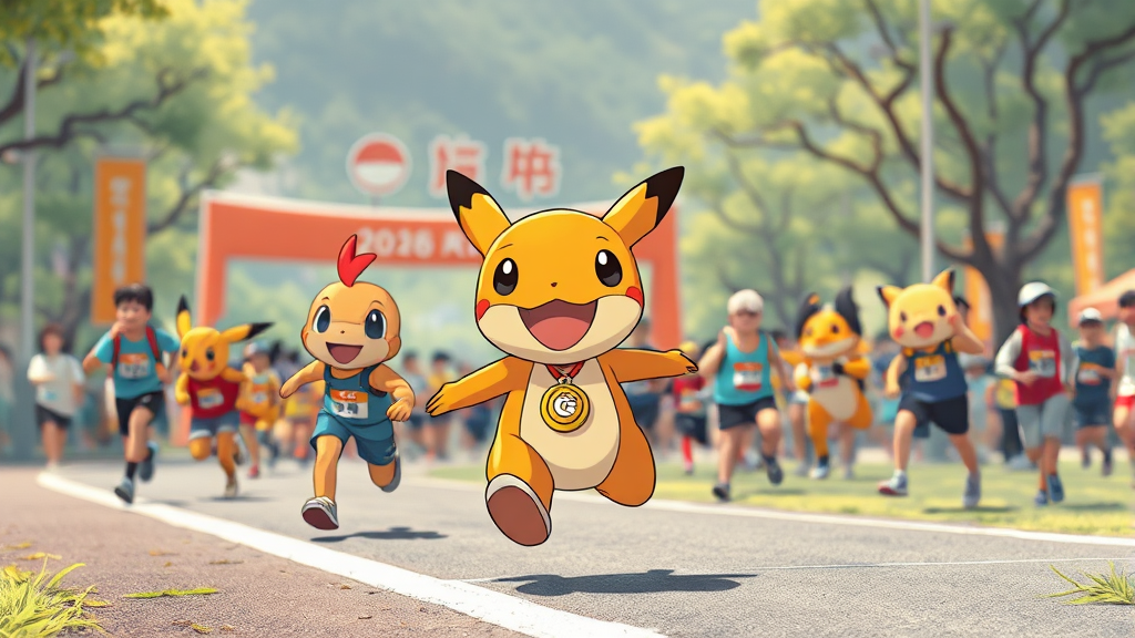2026 서울 포켓몬 런: 일정, 장소 및 코스 상세 안내 (realistic 스타일)