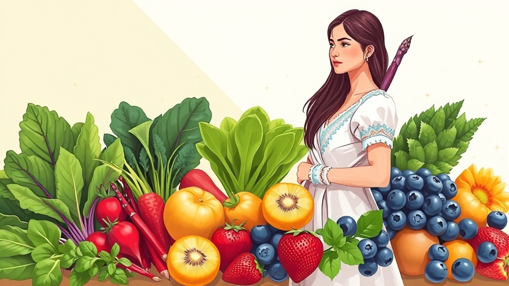 식이섬유와 다이어트 (illustration 스타일)