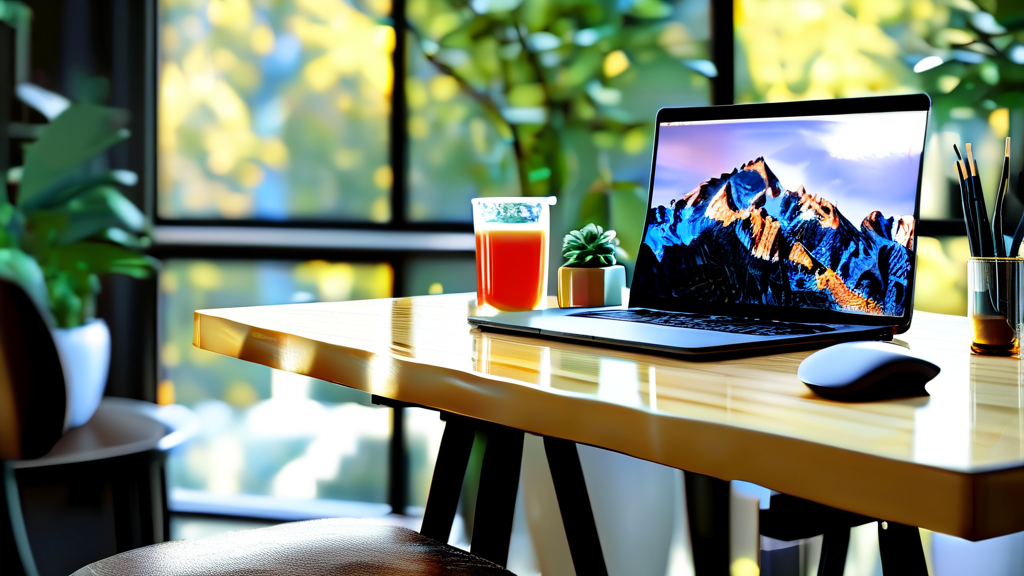 책상 보호의 핵심: 데스커 책상 커버의 기능과 장점 (realistic 스타일)