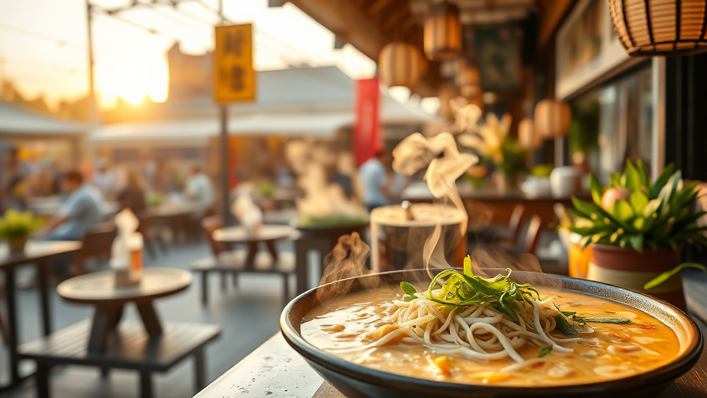 전주 콩나물국밥 맛집 위치 정보 (realistic 스타일)