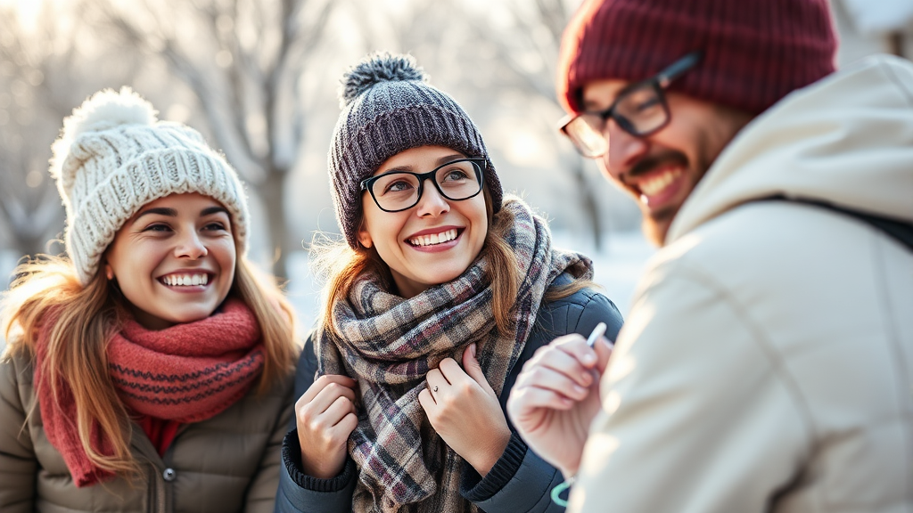 건강한 겨울, 독감 백신으로 시작하세요! (realistic 스타일)