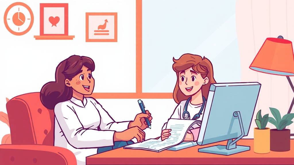 인터넷 상담, 더 쉽고 빠르게! (cartoon 스타일)