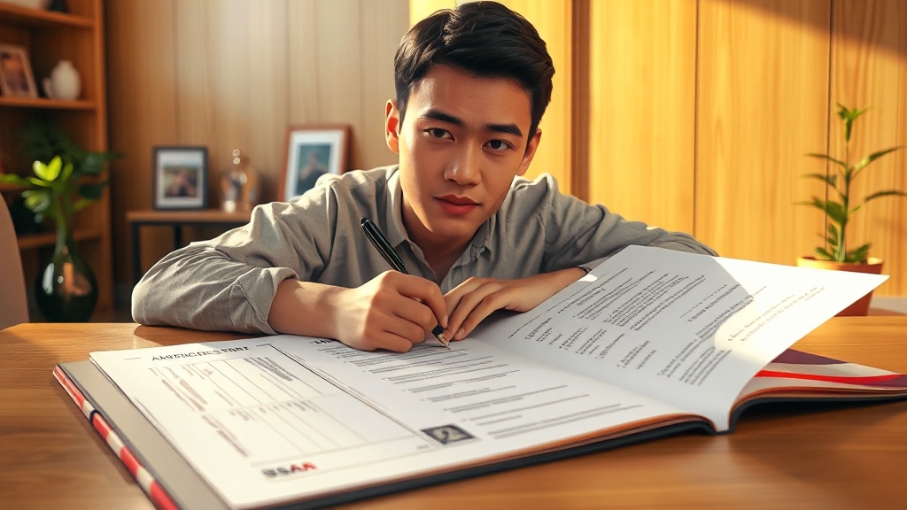 여행 및 학업/직업 정보 상세 입력 (realistic 스타일)