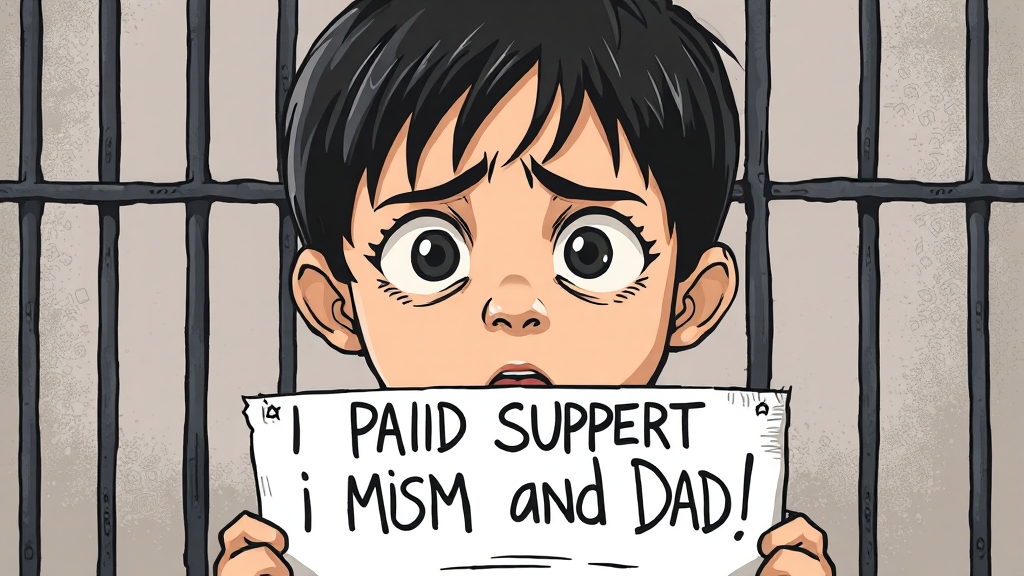 양육비 미지급, 감치로 해결 가능할까요? (illustration 스타일)