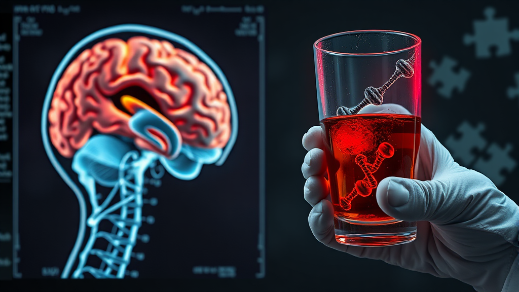 소뇌위축증의 원인 (realistic 스타일)