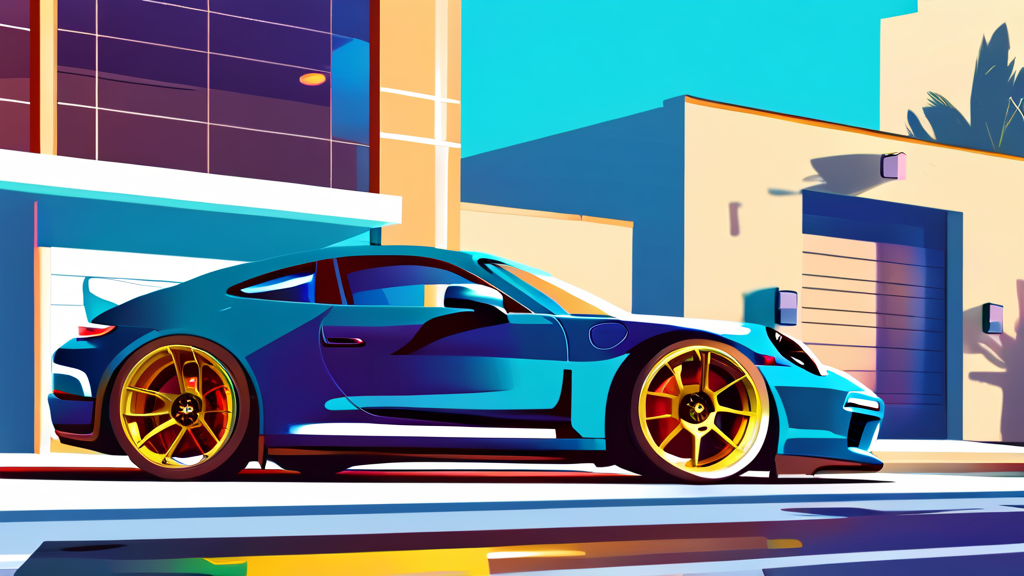 사고 대차 차량 선택 시 고려사항 (illustration 스타일)