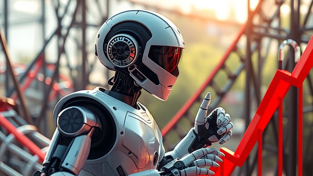 주가 급등락, 왜 그랬을까? (realistic 스타일)